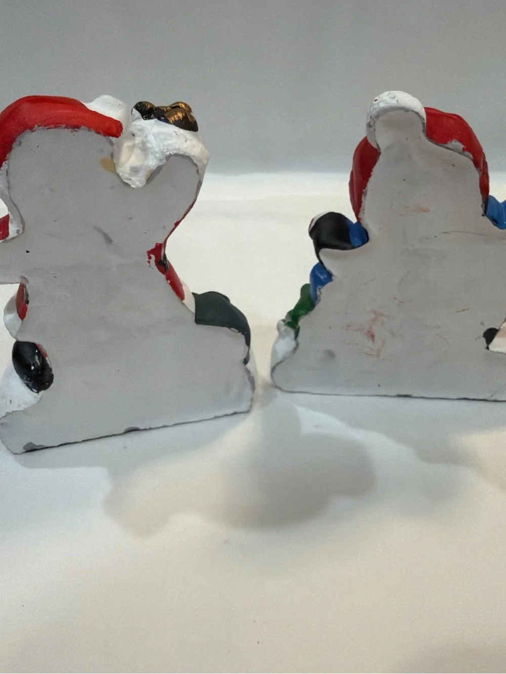 Santa and Penguin Holiday Stocking Holders - Red, White, Blue